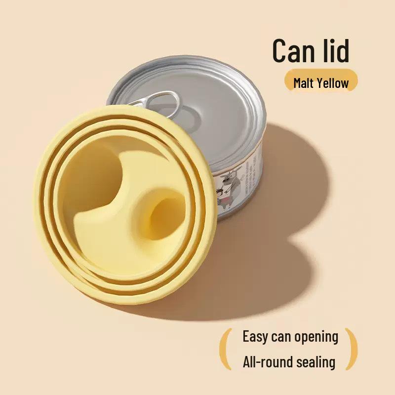 Multifunctional Silicone Cat Food Spoon and Can Opener with Sealing Box