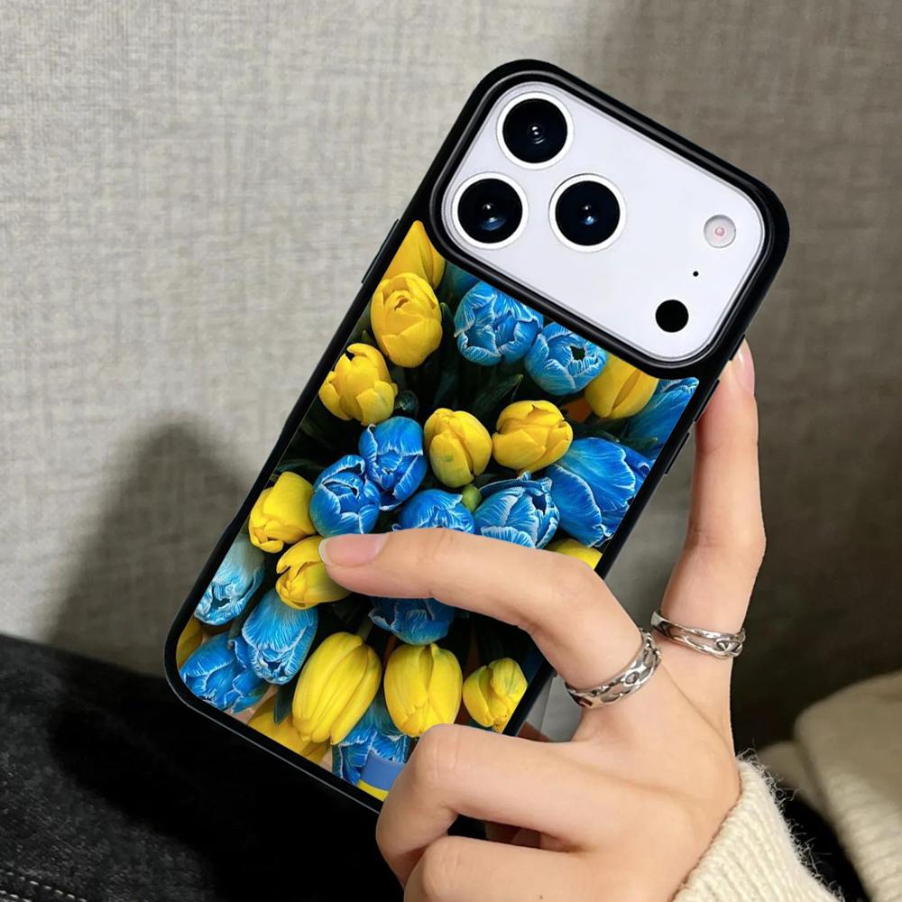 Capa Case for iPhone 17 Air 16 Pro Max 15 Plus 11 13 Mini 14 12 Back Phone Cover u/*kraine flag art work
