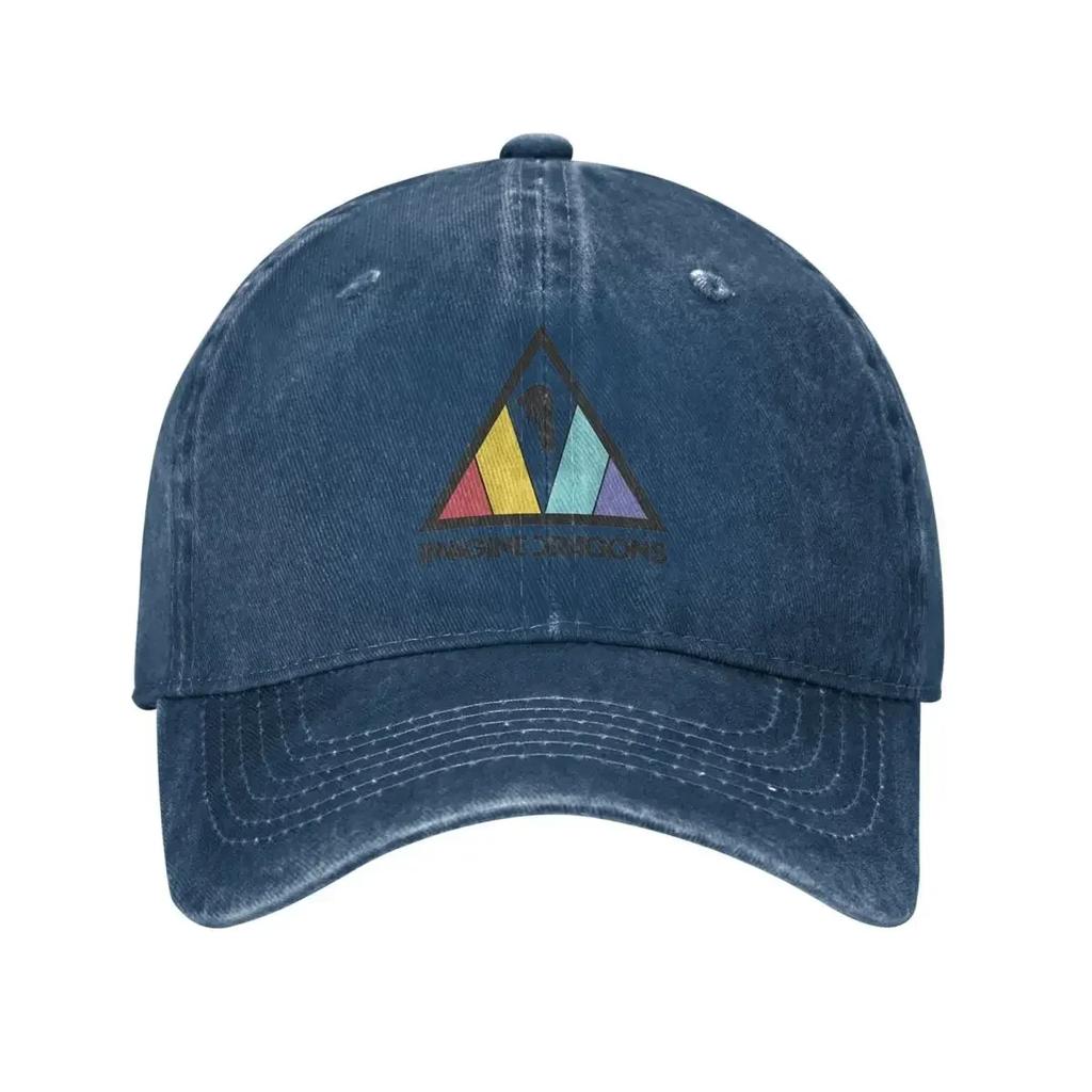 American Pop Rock Music Baseball Caps Classic Distressed Washed Imagine Dragons Band Headwear Unisex Style Outdoor  Caps Hat