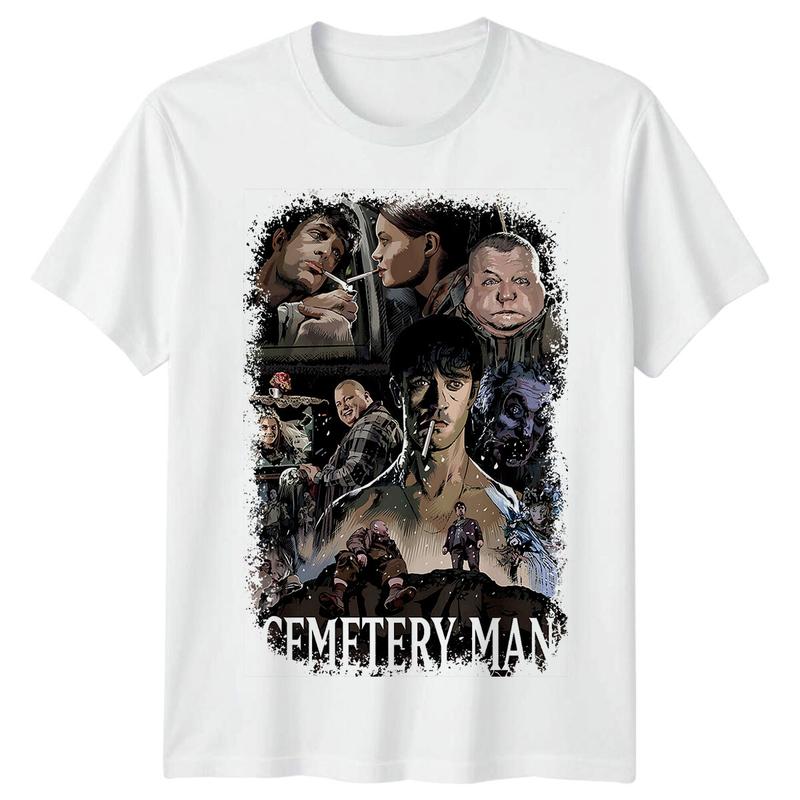 Cemetery Man (1994) Movie Poster Inspired Unisex T-Shirt Retro 90s Tee S