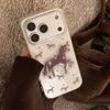 Star Pony 3D Brown iPhone Case for 11, 12, 14, 16, 17 Pro Max