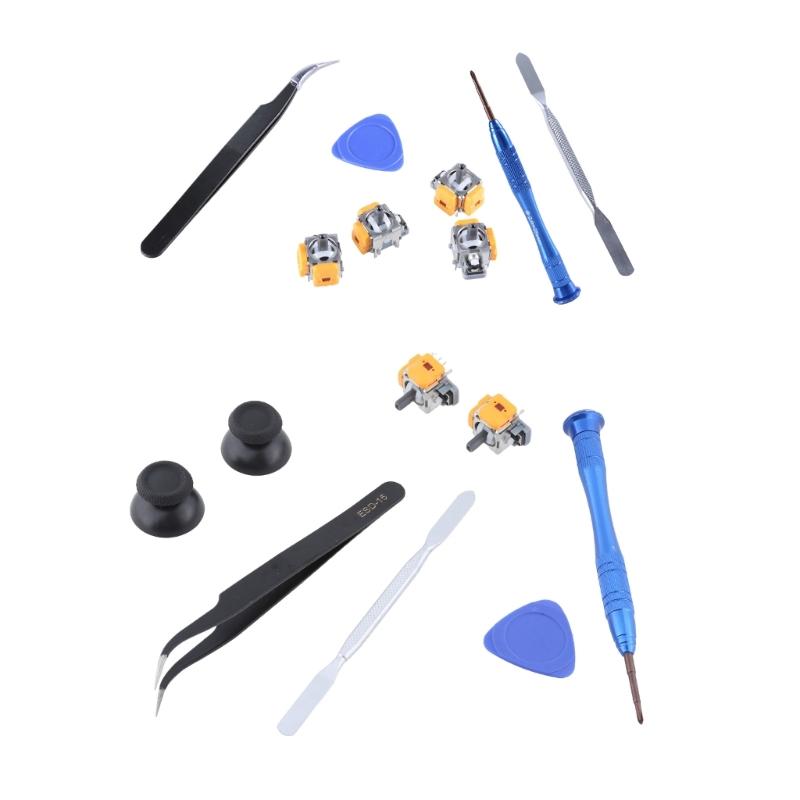 8 Stück/Set Analogstick Aufgerüstetes Set Ersatzzubehör-Kit für P5 Gamecontroller Verbessern Sie das Spielerlebnis