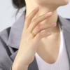 Cazador Gold Color Geometric Rings for Women Men Stainless Steel Jewelry Trendy Finger Rings Wedding Mother Day Gift Aesthetic