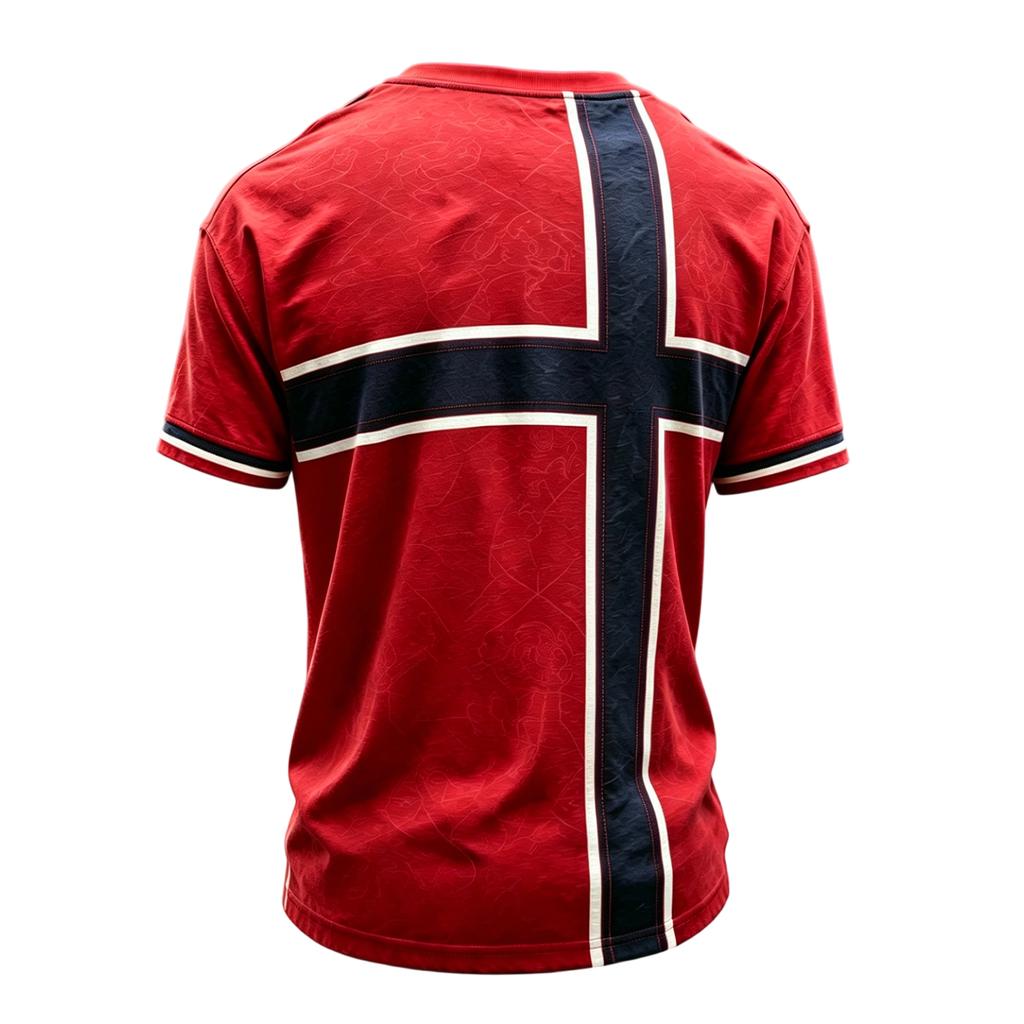 Men's Casual Printed Round Neck Short Sleeve T-Shirt, Lightweight and Breathable