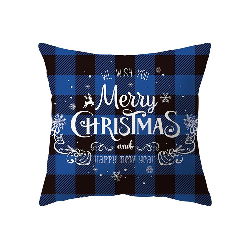 

Рождественская тема, Рождественские украшения, наволочка с принтом, домашняя гостиная, украшение для дивана, полиэстеровая подушка, наволочка 40X40CM