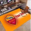 Personalized Crystal Velvet Carpet AS Roma FC Pattern Non Slip Floor Rug