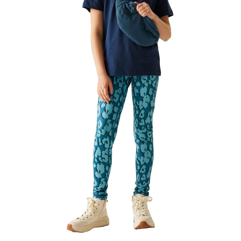 Dare 2B Girls Barlia Leopard Print Winter Leggings