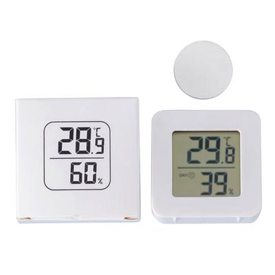 Elektronischer Temperatur-Feuchtigkeitsdetektor für die Wandmontage im Innenbereich, LCD-Digitalthermometer-Hygrometer, eingebaute Batterie