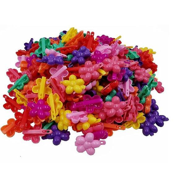 FZBNSRKO 100pcs Color Mini hair Clips,Children's Hairpin for Little Girls(butterfly's style)