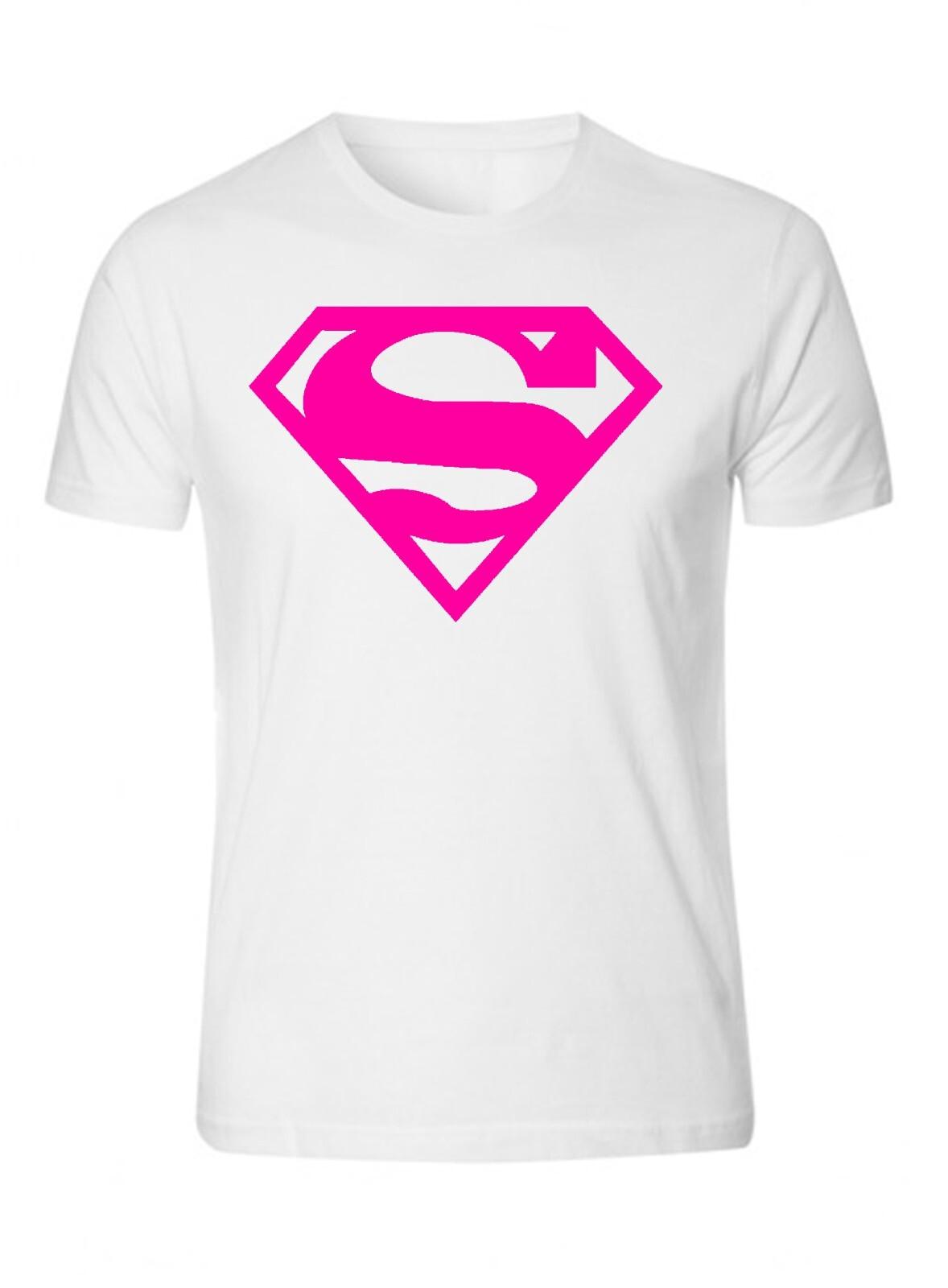 Superman Shirt Unisex White T-shirt Tee T-Shirt Tee M