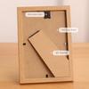 Circular Wood Picture Frame Stand Multicolor Picture Display Frame Simple Photo Frame  Gift