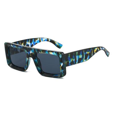 New Retro Tortoise Shell Square Sunglasses Women Men Y2K Personality Brand UV400 Protection Casual Glasses