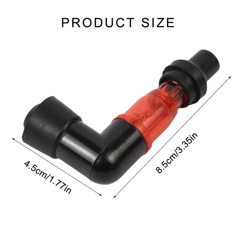 Universal Spark Plugs Caps High Temperature Resistance Versatile Spark Plugs Caps Stable for Motorcycles & Tricycles
