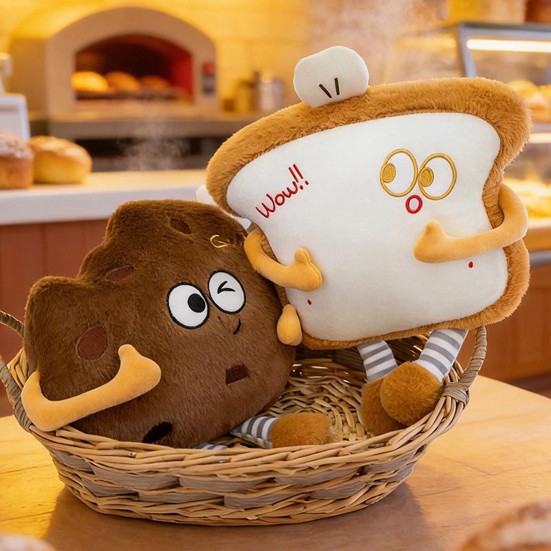 Oreo Toast Doll Pillow Cute Cartoon Cookie Plush Toy Event Gift