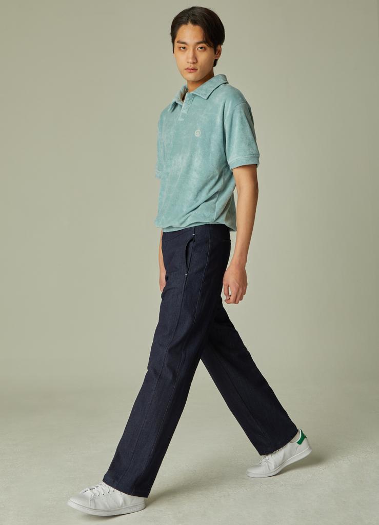 AGENT PEEK Agp Terry Polo Shirt Mint