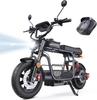 IScooter DX5 Suaugusiųjų Elektrinis Paspirtukas su Sėdyne, 1500W Variklis, 48V15.6AH Baterija 15 colių