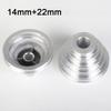 Aluminum Pagoda Pulley Wheel Suitable for Benchtop Drill Press 14mm & 22mm Sizes for A Type V Shaped Timing Belts