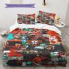 Portugal National Football Logo Pattern Bedding,Quilt Set Quilt Cover Pillowcase Home Birthday Gift(1 * Duvet Cover + 2 * Pillowcase, Without Core)