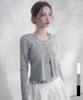 Vivacious Rosalyn Dot Frill Halter Cardigan Set_3 Colors