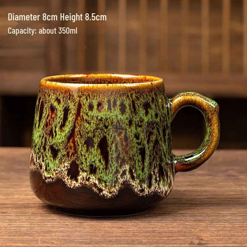 

Керамическая ретро кофейная чашка OLOEY с глазурью