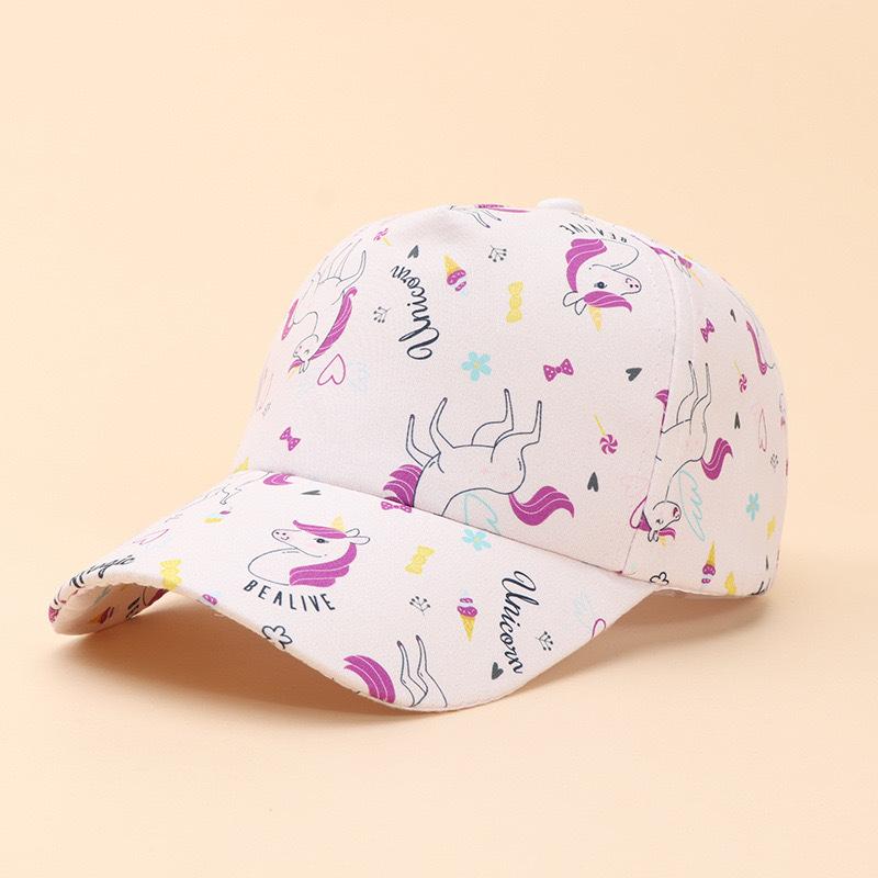 Cartoon Dinosaurs Whales Fruit Rocket Kid Baby Base Ball Cap Animal Image Printing Spring Summer Sunshade Hat