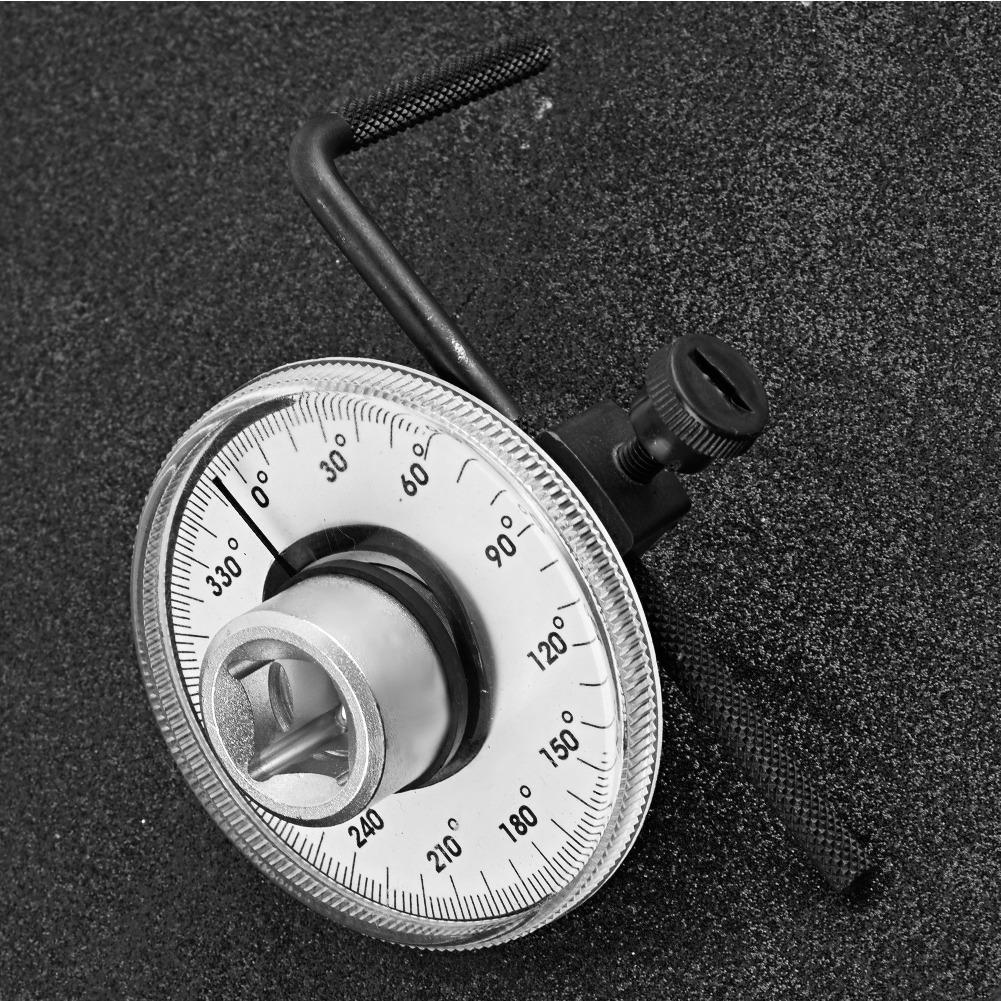 12inch Drive Torque Wrench Gauge Car Angle Rotation Ratchet Measurement Tool Kit