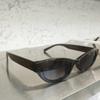Glasses UV protection cat eye sunglasses women's small fragrant sunglasses concave shape trendy shot retro American ins