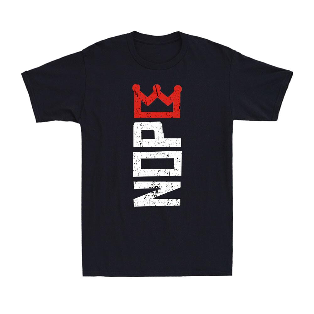No Kings Protest Sign Nope Simple Bold Crown Vertical Graphic Men s T-Shirt Unisex T-Shirt XXXXL