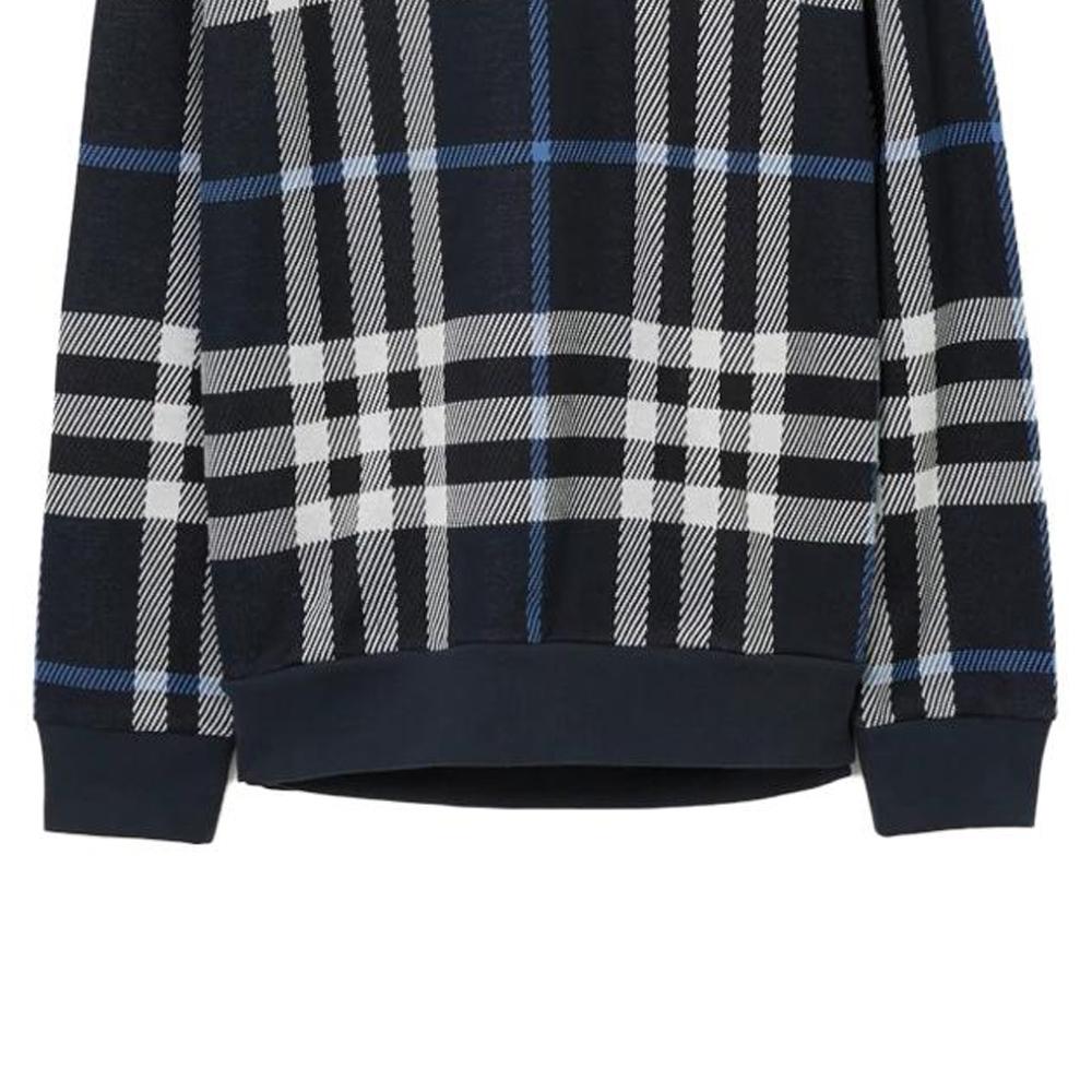 Burberry Sweatshirts Men's Blue Hooded Moderate Other 80706691