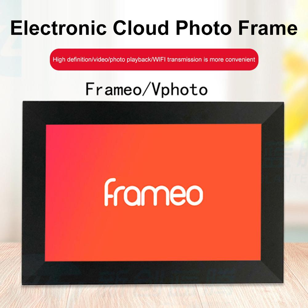 10,1palcový inteligentní WiFi digitální fotorámeček 16G s automatickým otáčením digitálního fotorámečku prostřednictvím Frameo 1280x800 IPS HD dotykové obrazovky