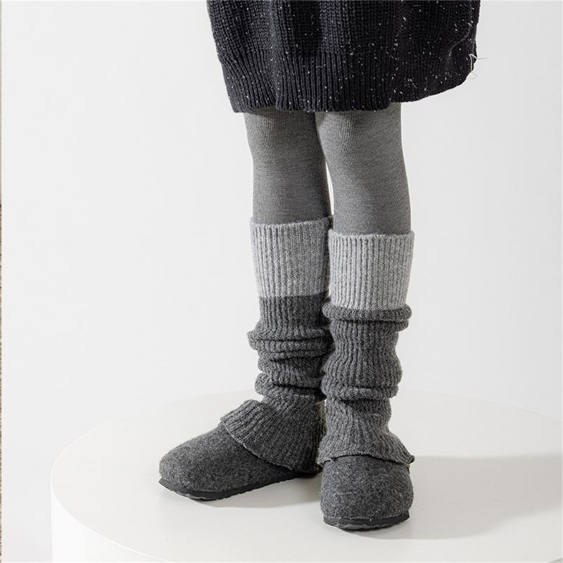 Children's Sweet Leg Warmer Cosy Knitting Fabric Breathable & Stackable for Baby Girls 3 to 13 Year Socks Sleeve