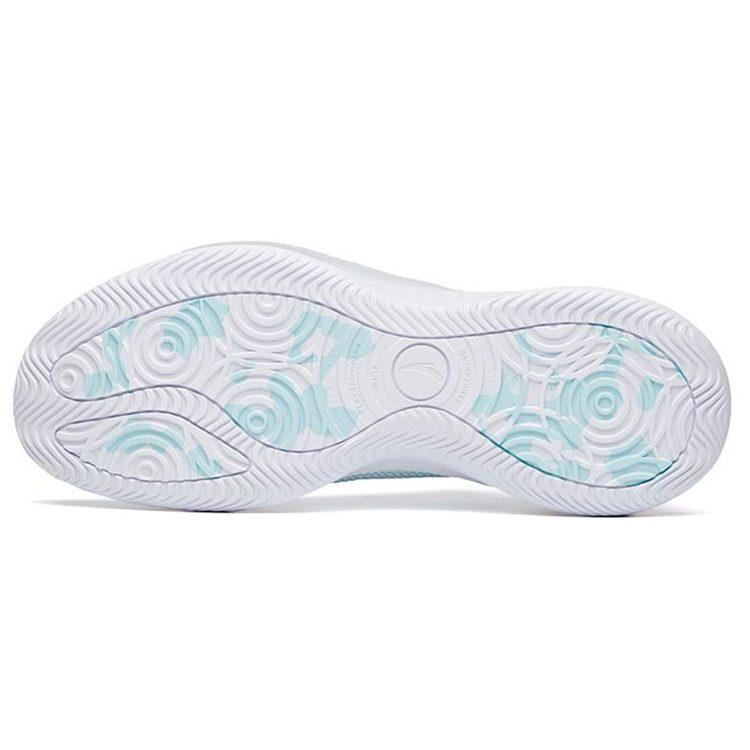 Anta Light Cavalry 6 Cushioning Slip Resistant Low Top Performance Basketball Shoes Men's White Blue 112121605-4