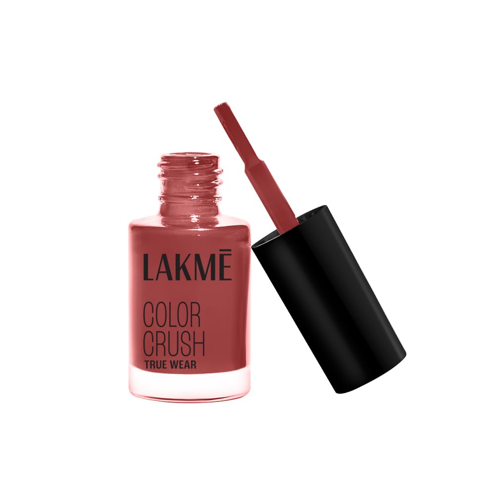 LAKMÉ True Wear Color Crush Glossy Finish Nail Color - Crush 525, 6 Ml, 10 Ml