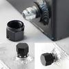 Black Anodized Aluminum AN4-AN12 Adapter Female Flare Cap/Plug/Nut Fitting