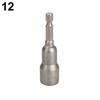 1Pc 6mm-19mm Hex Socket Sleeve Nozzle Magnetic Nut Driver Drill Bit Adapter Tool