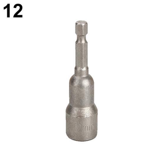 1Pc 6mm-19mm Hex Socket Sleeve Nozzle Magnetic Nut Driver Drill Bit Adapter Tool