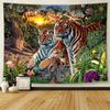 Forest Animal Tiger Decorative Tapestry Office Living Room Decor Home Wall Tapestry