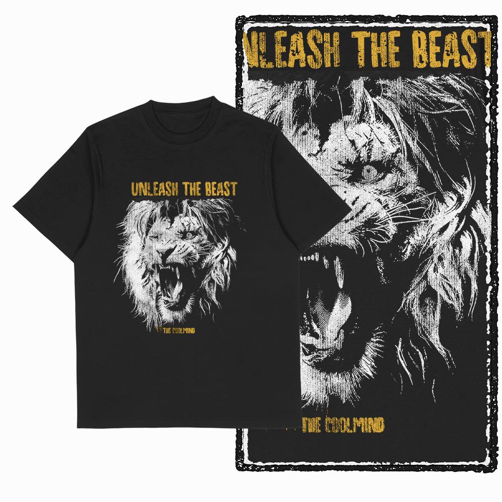 Coolmind MAV lion printed Exclusive graphic men T shirt 100% cotton big size streetwear men tshirt cool t-shirt tee shirts