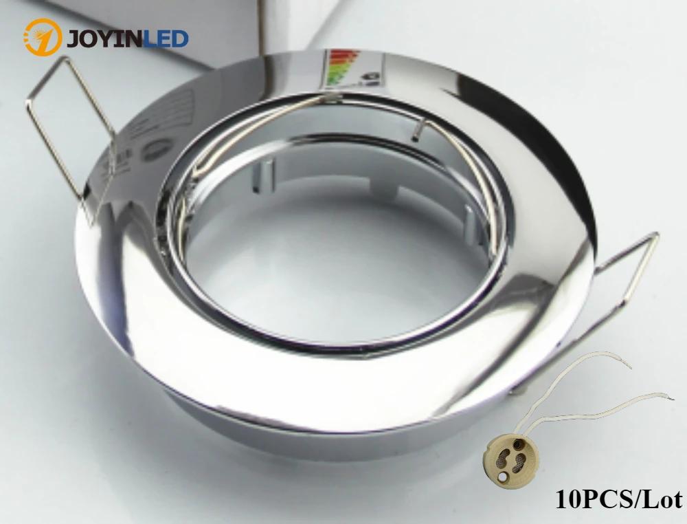 GU10 Lamp Base Ceramic Light Holder Surface Downlight Frame Ceiling Light Fitting Spotlight Frame Housing Downlight  Zinc Alloy