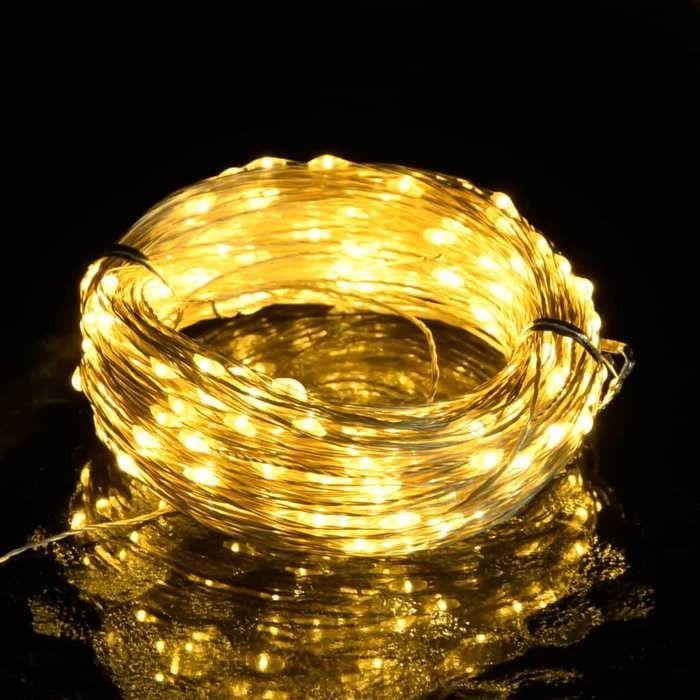 VidaXL Guirlande Lumineuse Micro LED Décoration de Noël Ornement de Noël Mariage Salon Maison Intérieur 40 m 400LED Blanc 328847