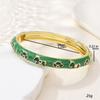 Chinesischer Stil Vintage Cloisonné Armreif Traditionelles Damen-Handarmband Glasierter Armreif Mädchen