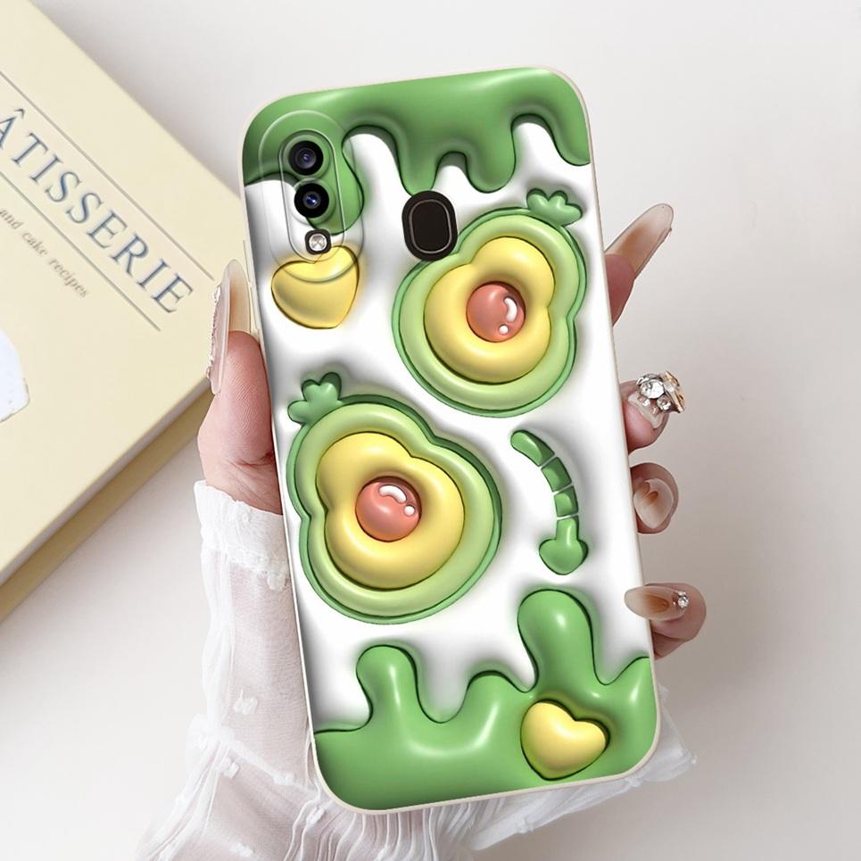 For Samsung Galaxy A20 A20s A30 M10s Case Stylish Painted Soft Silicone TPU Phone Back Cover For Samsung M10s A105F A107F Funda