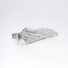 Yierda Feather Tie Clip Funny Silver Animal Wing Tie Clip Stylish Tie Clip for Weddings and Business Accessory Gift - Men's - - -
