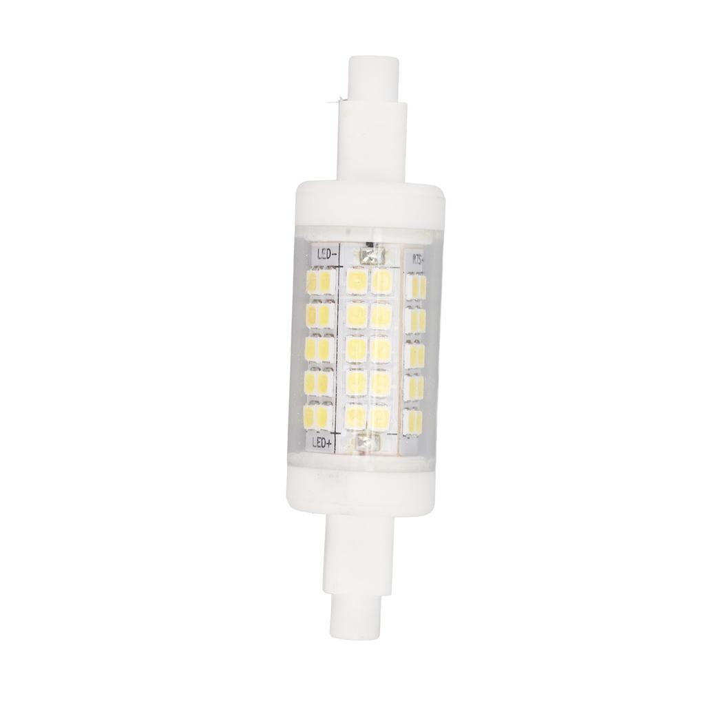 R7s LED-Lampe 80mm 5W Doppelseitiger Fluter mit 60LED 6000K Weißlicht Maisbeleuchtung zum Ersetzen 220V