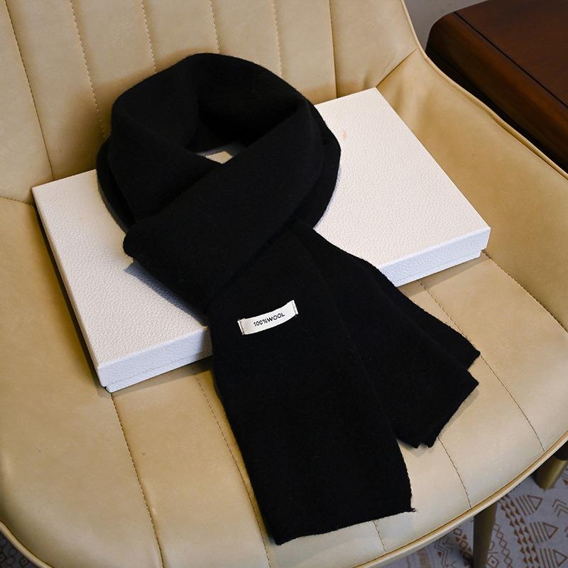 Premium Pure Wool Knitted Scarf, Versatile Red Scarf In Autumn and Winter, New Gifts for Men and Women