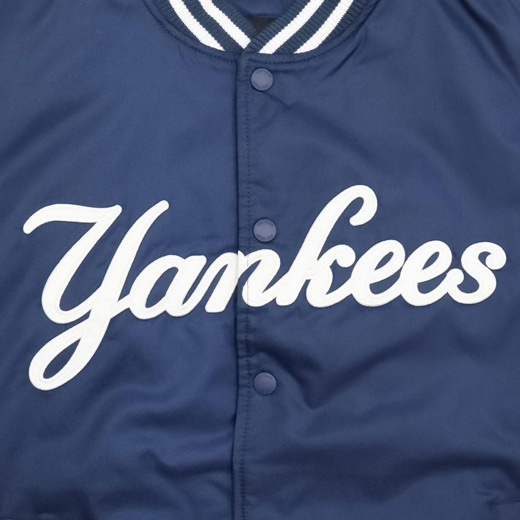 New Era MLB Stadium NY L AP MLB STADIUM JK43 NEYYAN D BLU Korean Design Jacket, Navy, JP,