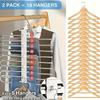 1 pc Stainless Steel Retractable Trouser Rack Folding Multi-functional Multi-layer Hanger Home Storage Clothes Drying Rack