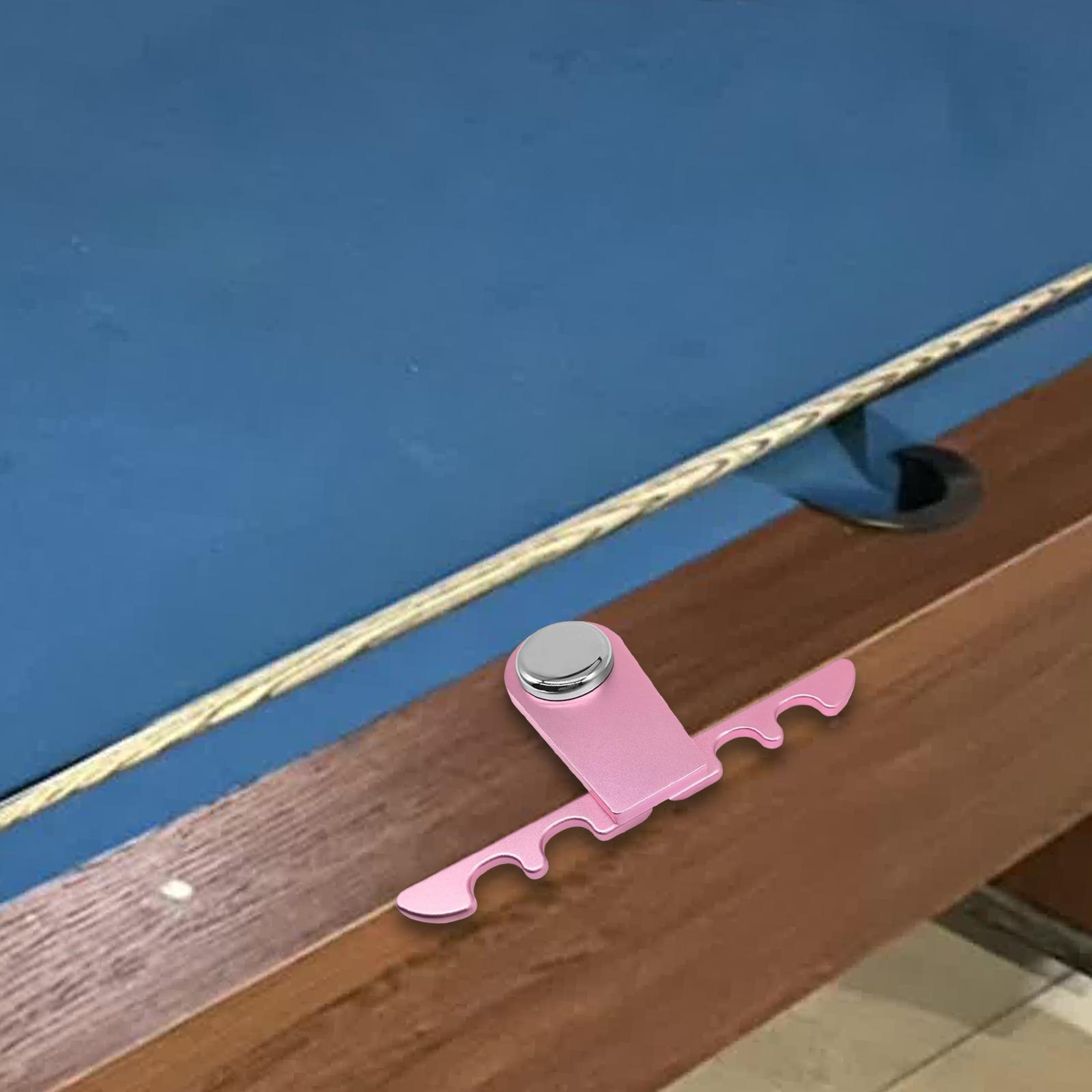 

Pool Cue Holder for Billiard Table, Pool Stick Holder, Weighted Billiard Cue Stand for Club Family Recreation Room розовый