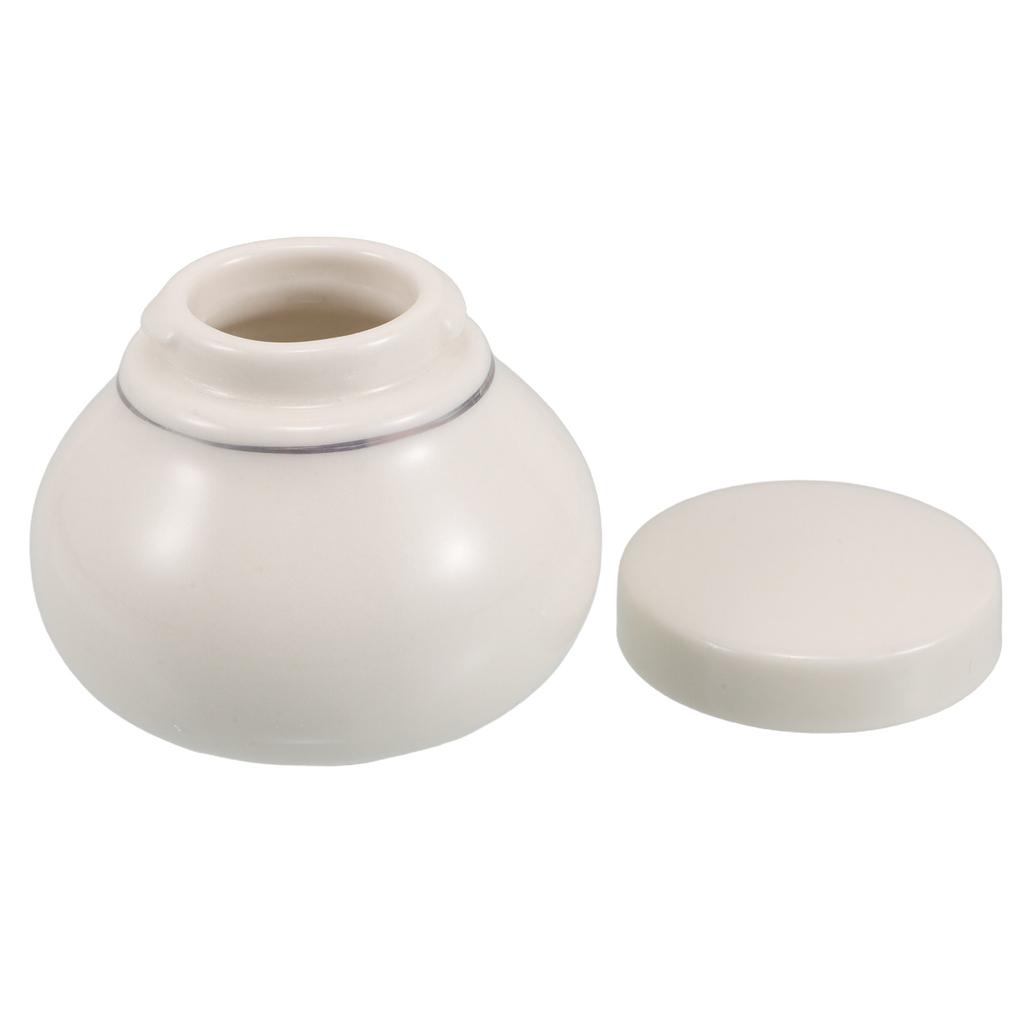 Airtight Ceramic Tea Canister for Tea Leaves Spices Powders Freshness Retention Elegant Kitchen Decor Chinese Style Porcelain