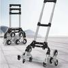 JINGRUIXIANG Faltbarer Treppensteiger-Handwagen